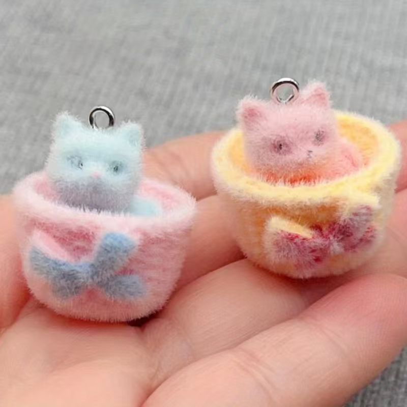 Jewelry Making Resin - 4 szt. zawieszek 3D z żywicy