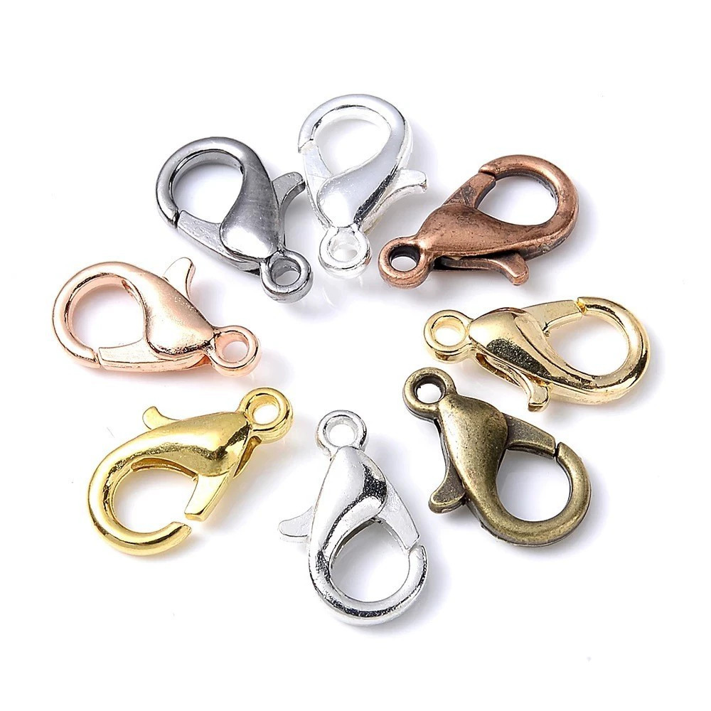 Jewelry Making Material - 100 szt. Zapięć typu karabińczyk ze