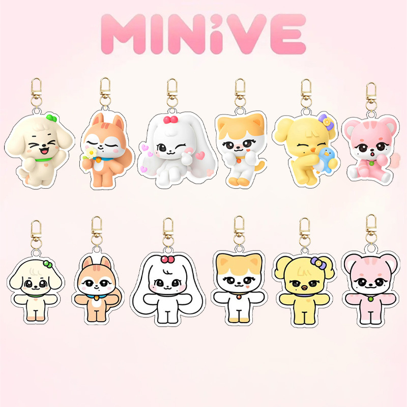 Jewelry Making Resin - Breloczek Akrylowy Ive Minivek Kpop Group