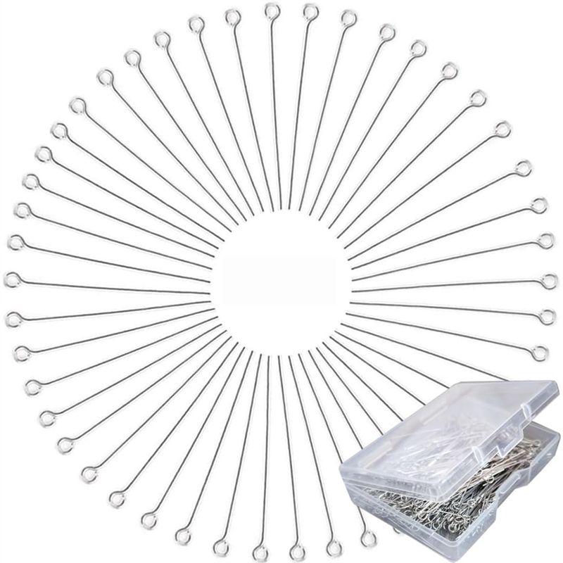 Jewelry Making Eye Pins - A01F-Hot 300 szt. 1,6 cala 304