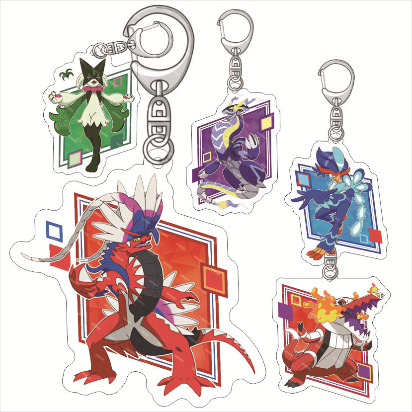 Jewelry Making Resin - Akrylowy breloczek Pokémon Miraidon Koraidon, produkty