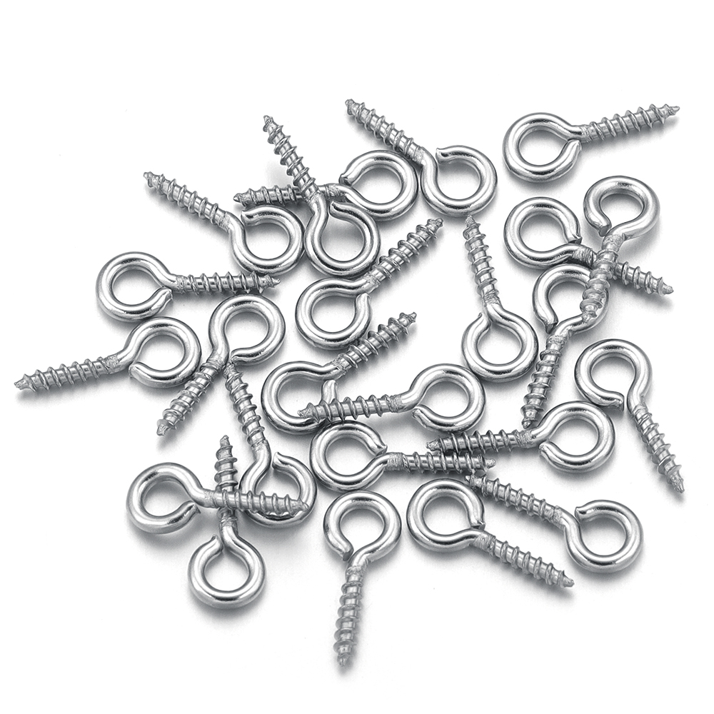 Jewelry Making Eye Pins - 100 sztuk/partia Mini śruba ze stali