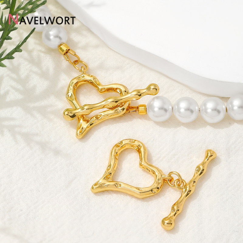 Jewelry Making Material - Złote (18K) pozłacane zapięcia OT w