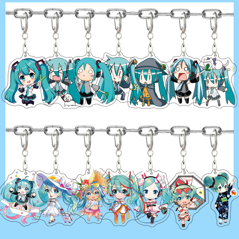 Jewelry Making Resin - Figurka akrylowa Hatsune Miku Anime, uroczy