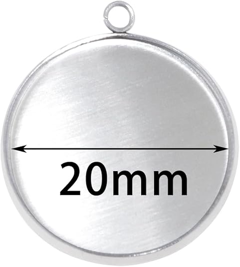 20 sztuk okrągłych bazy z nier – Pendant Blank Bezel recenzja i cena
