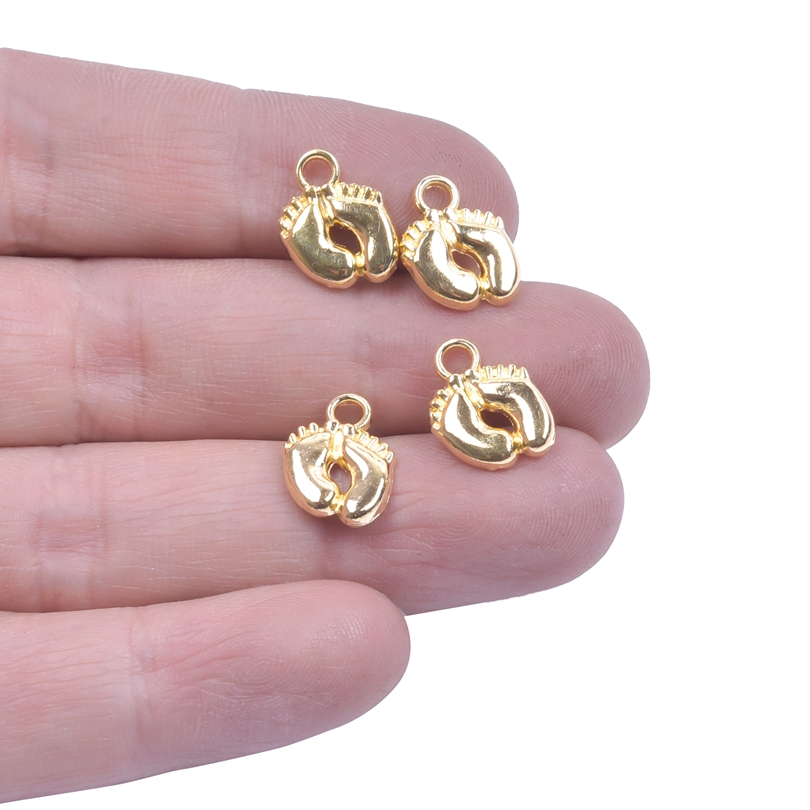 20-50 sztuk Charms stopy dziec – Jewelry Making 3 Year Old recenzja i cena