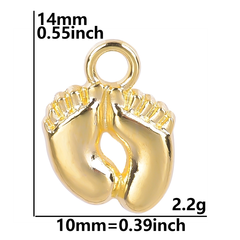 20-50 sztuk Charms stopy dziec – Jewelry Making 3 Year Old recenzja i cena