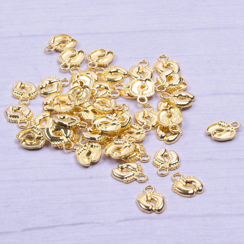 20-50 sztuk Charms stopy dziec – Jewelry Making 3 Year Old recenzja i cena