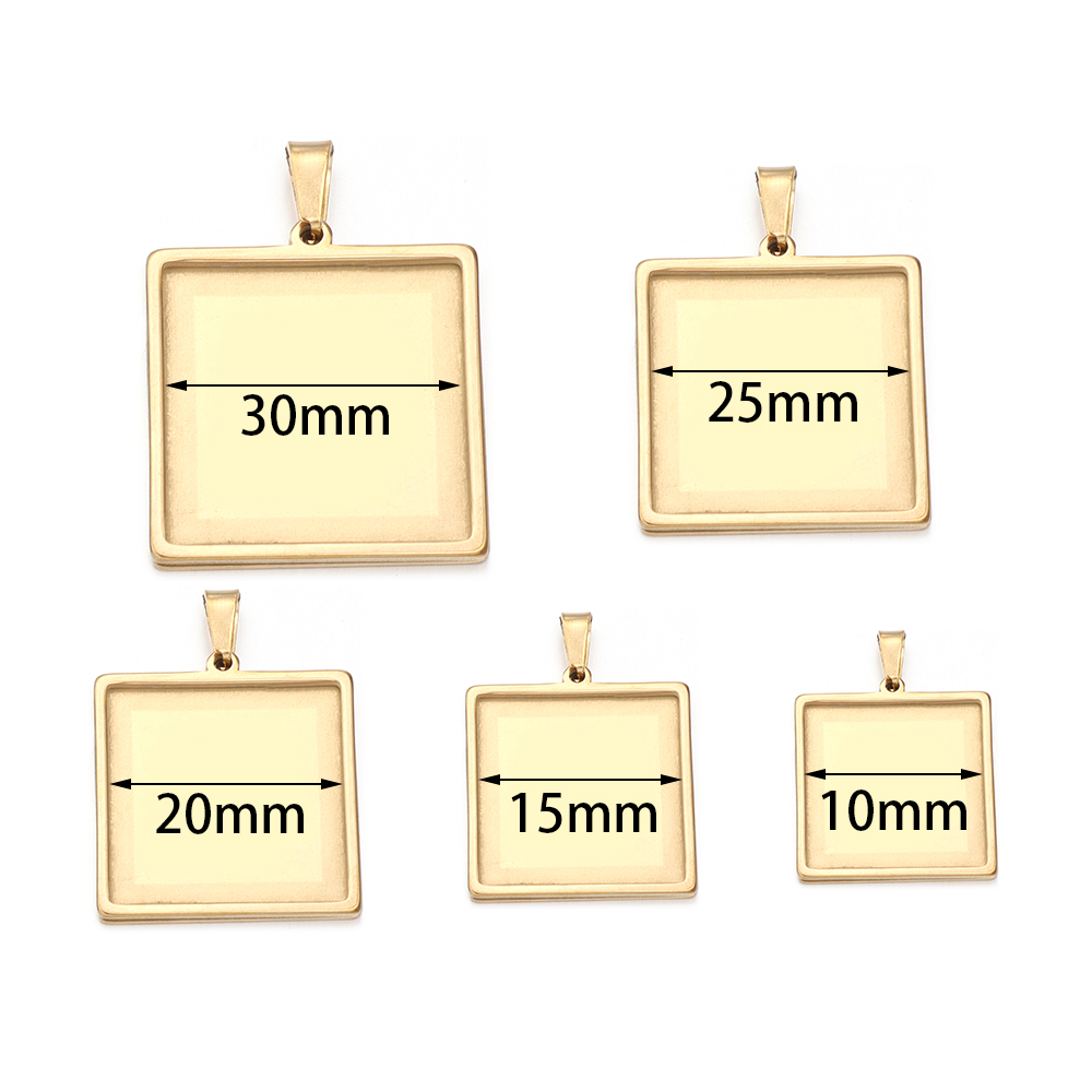 2 szt. Stal nierdzewna 10 15 2 – Pendant Blank Bezel recenzja i cena
