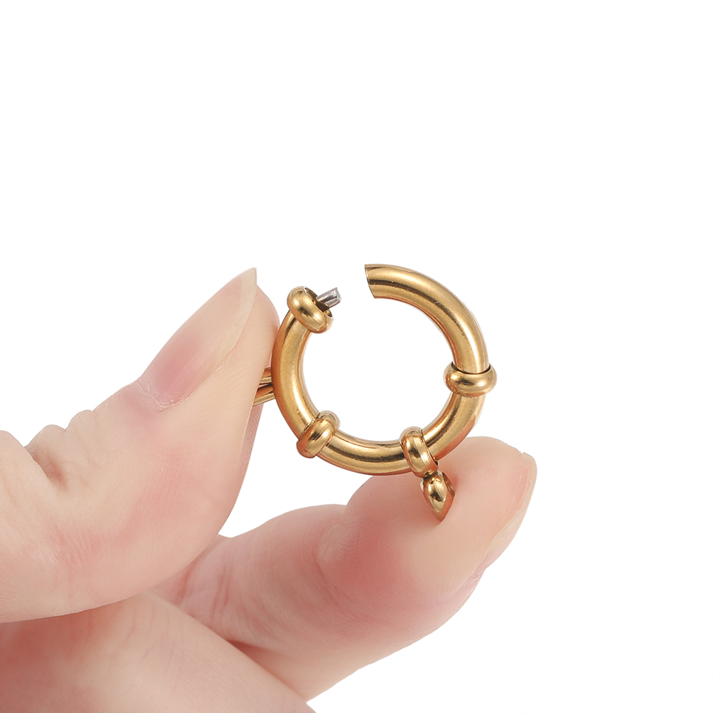 2 szt. Okrągłe sprężynowe zapi – Jewelry Making Material recenzja i cena